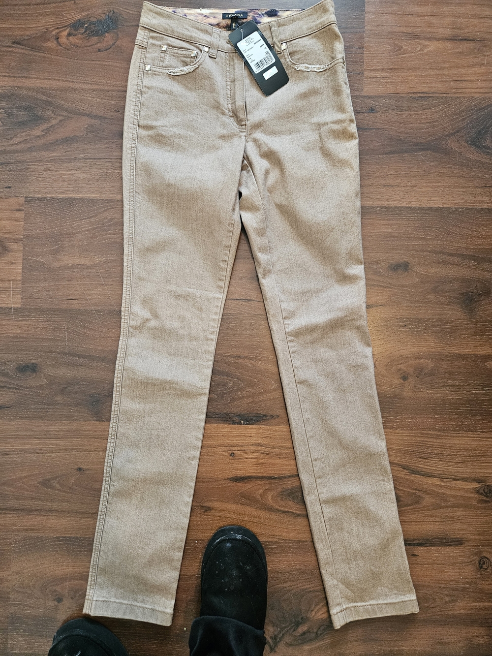 Women’s Slim-Fit Tan Pants